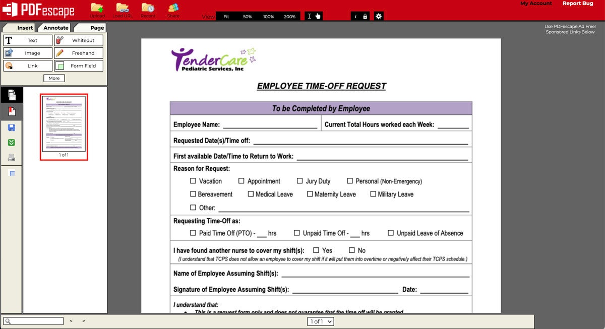pdfescape online 1
