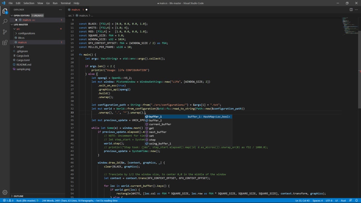 rust language server 02