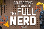 Celebrate 5 years of The Full Nerd with merch!