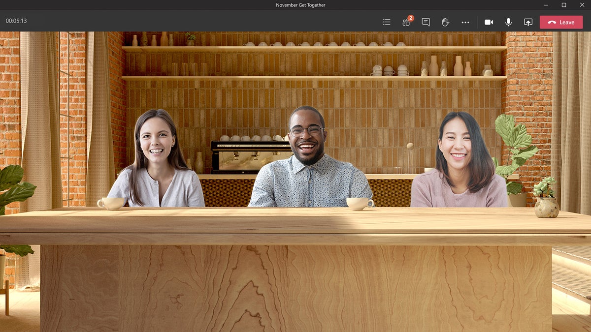 videoconferencing review 2021 microsoft teams together mode
