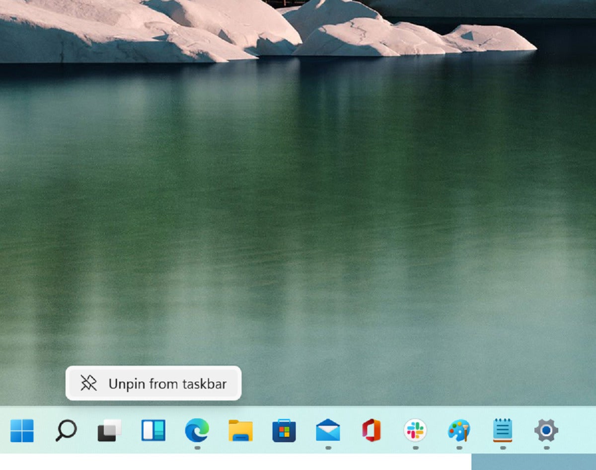 windows 11 widgets unpin from taskbar
