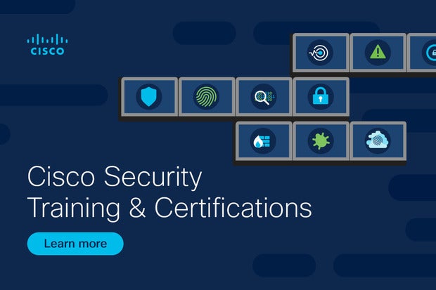 Image: Sponsored by Cisco: Be job-ready for key security roles with Cisco training and certifications