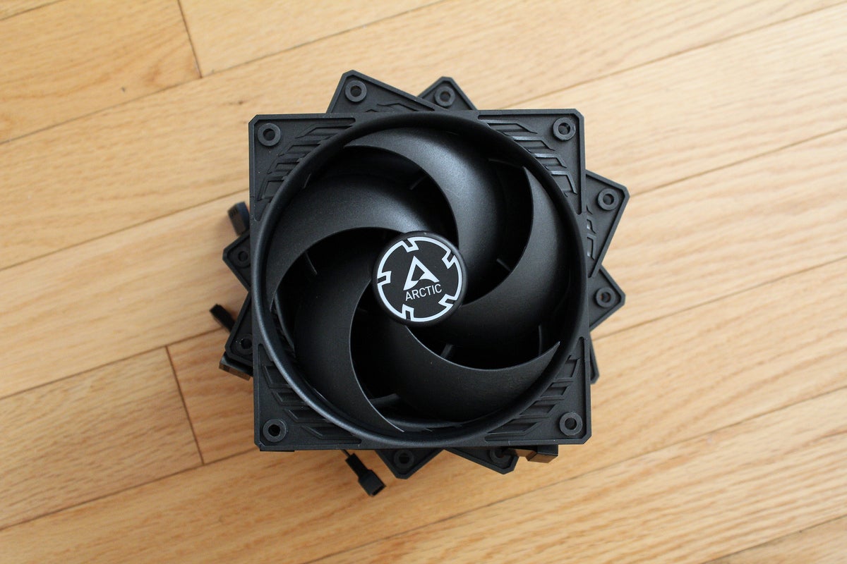 Stack of Arctic P12 case fans