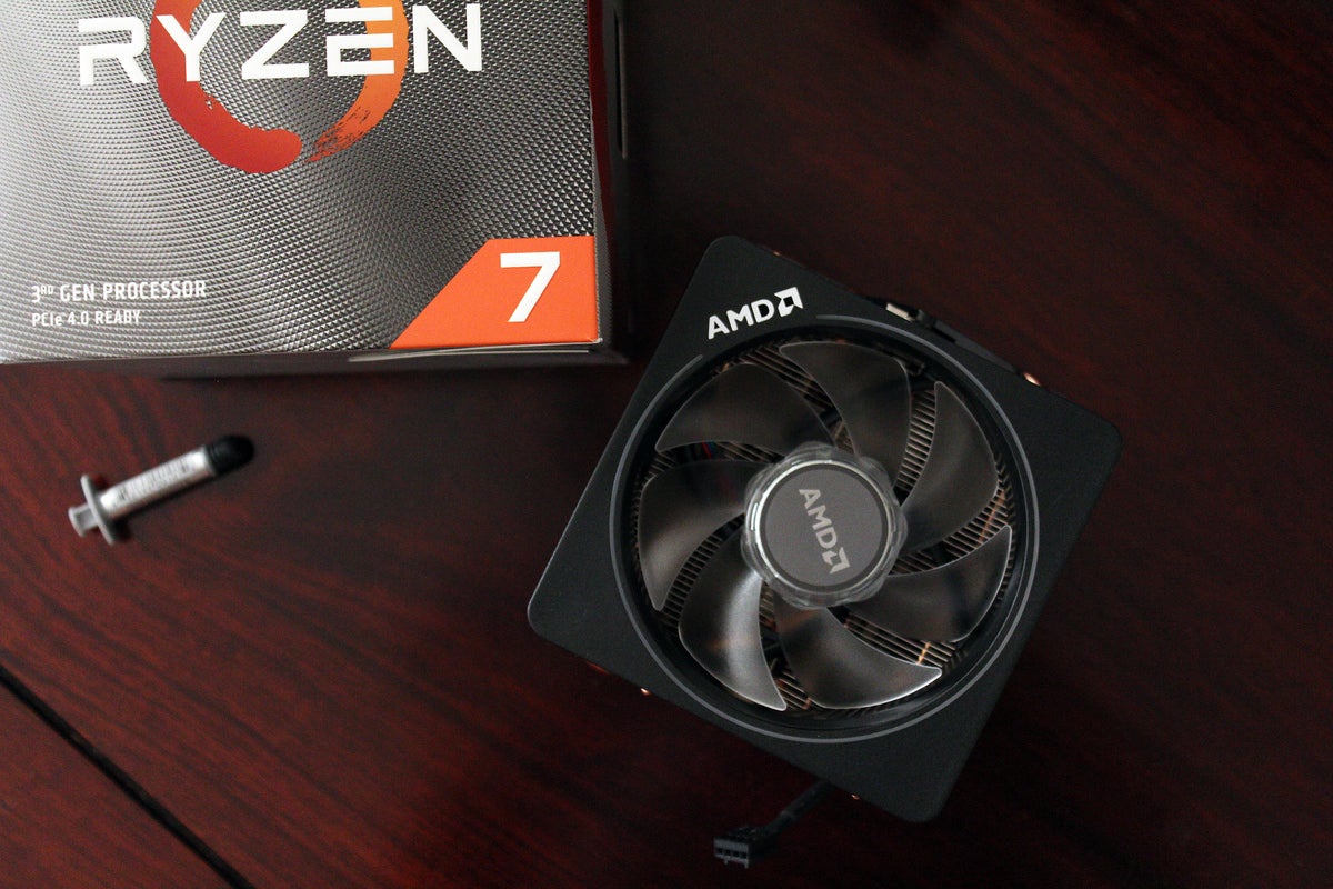 AMD 3700X Wraith Prism Stock CPU Cooler with retail box