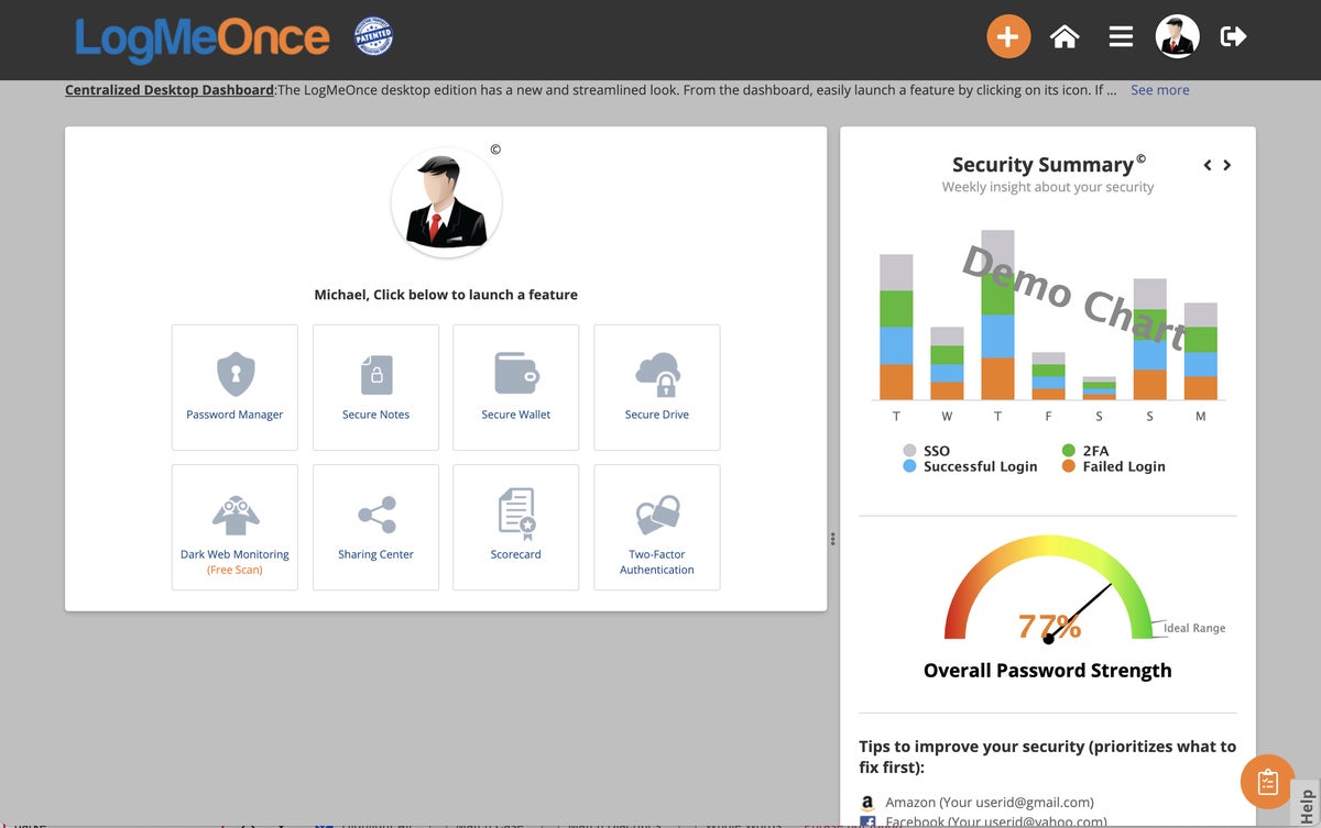 LogMeOnce Review: The Passwordless Password Manager | PCWorld