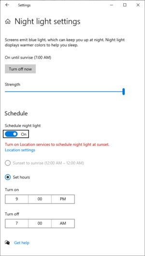 kran Forudsige Brise How to enable the blue light filter in Windows 10 and get better sleep |  PCWorld