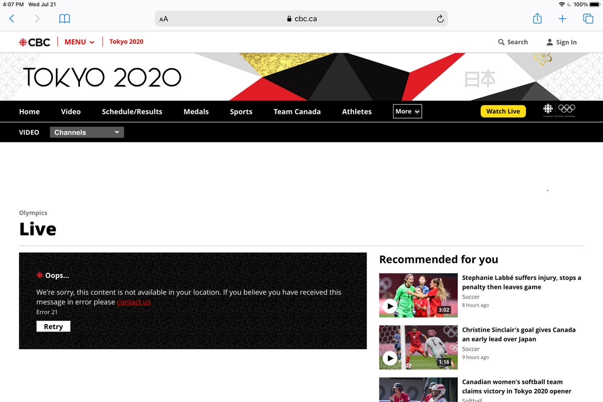 olympics vpn