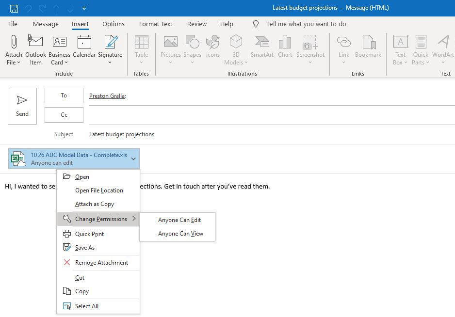 Outlook microsoft365 09 permisos de conexión en la nube