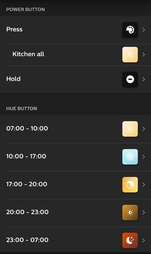 philips hue dimmer switch v2 app