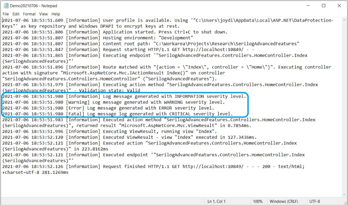 serilog aspnet core mvc 01