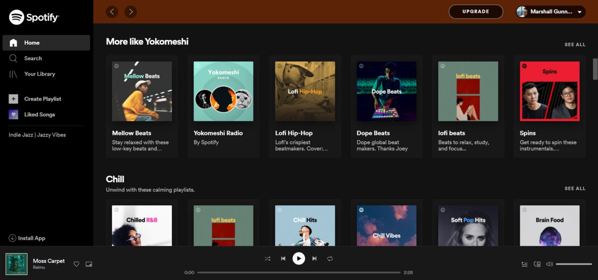 spotify web player