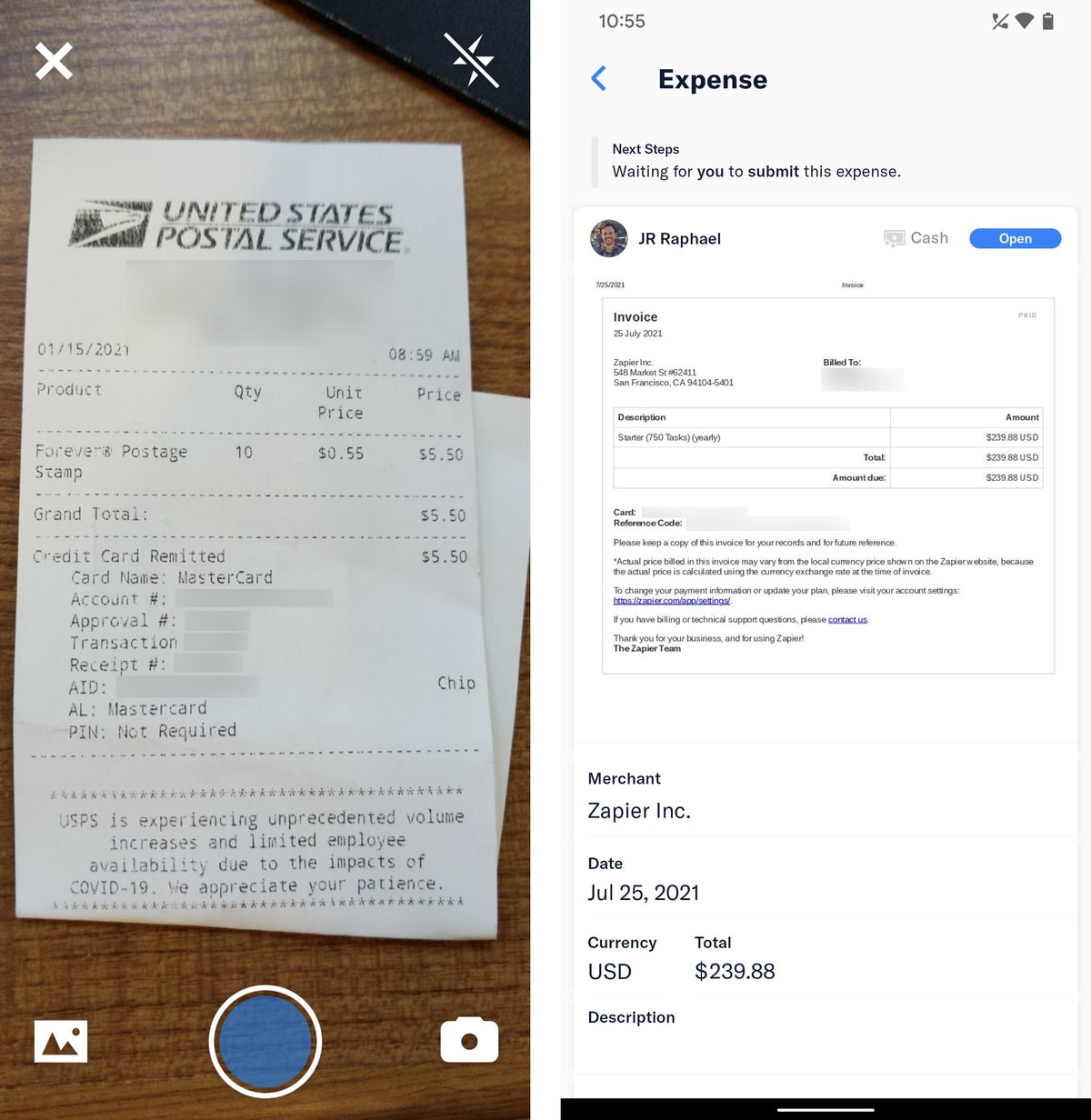 android travel apps expensify 2021