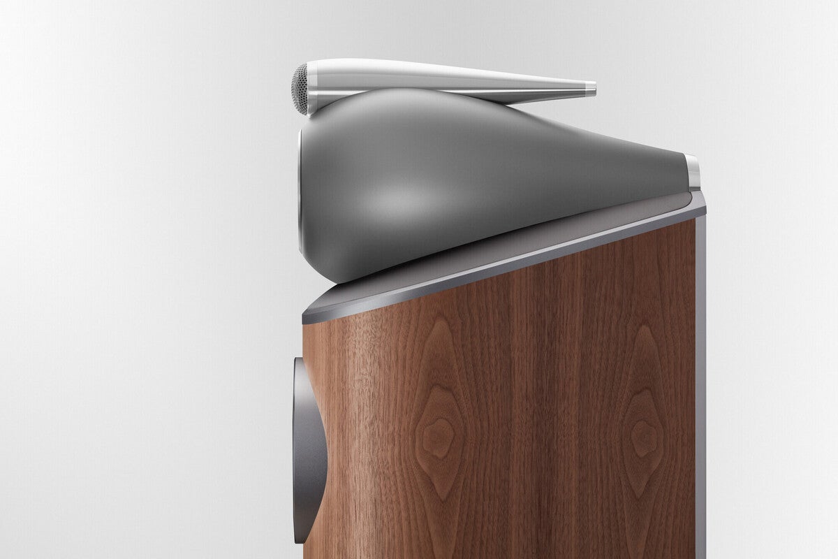 bw 803 d4 satin walnut side profile