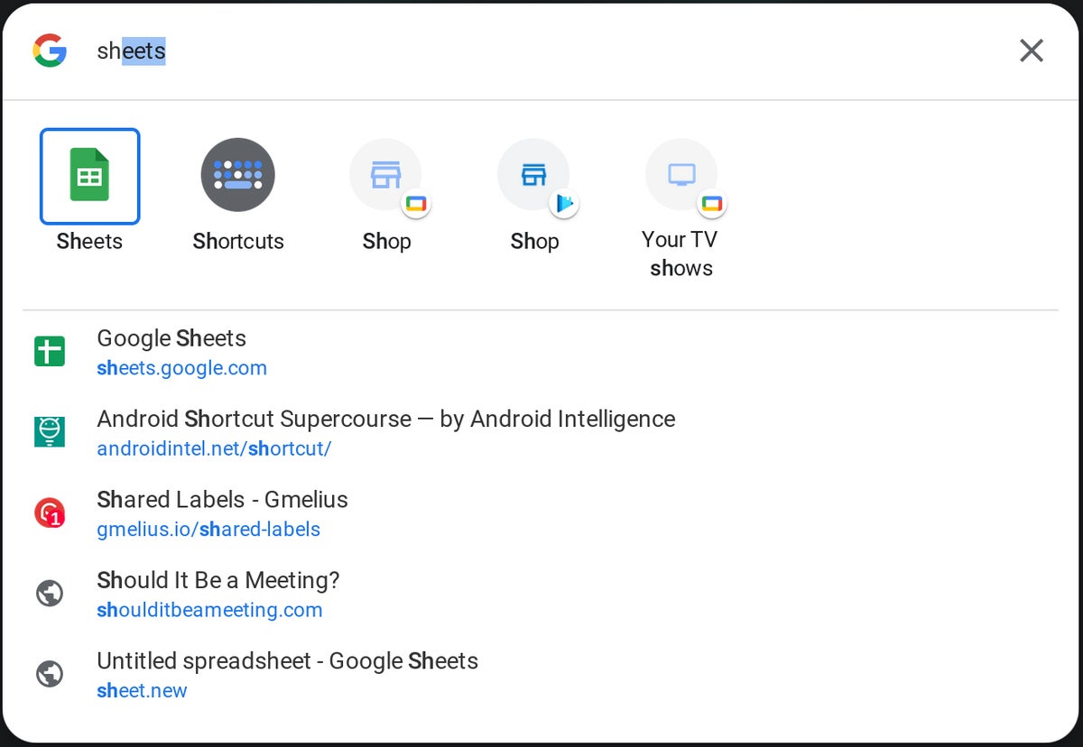 chrome os launcher search 2021