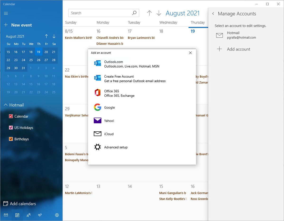 cortana tips 5 add calendar account