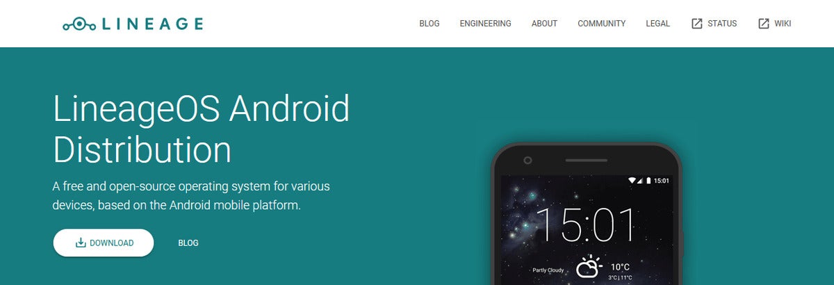 Lineageos Homepage