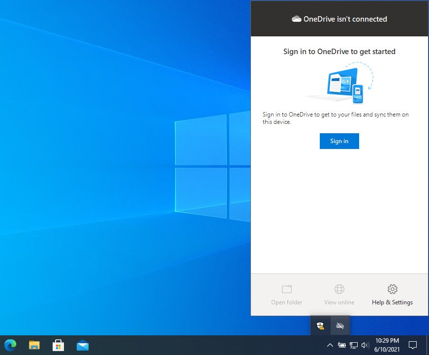 how to sync shared folders in onedrive windows 10