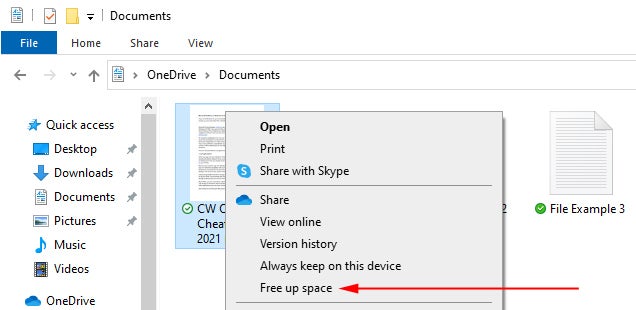 Microsoft OneDrive cheat sheet