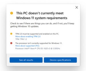 pc health check update