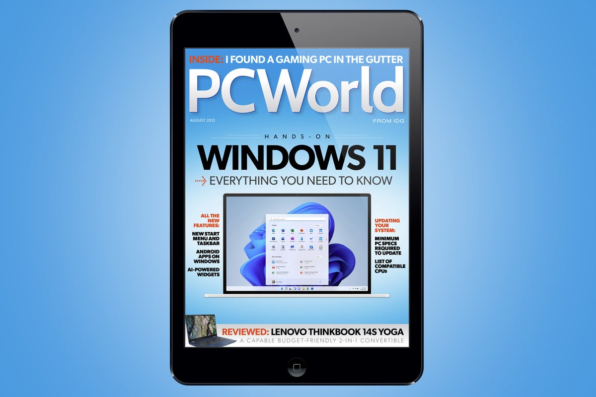 PCWorld August Digital Magazine: Everything You Need to Know About Windows 11