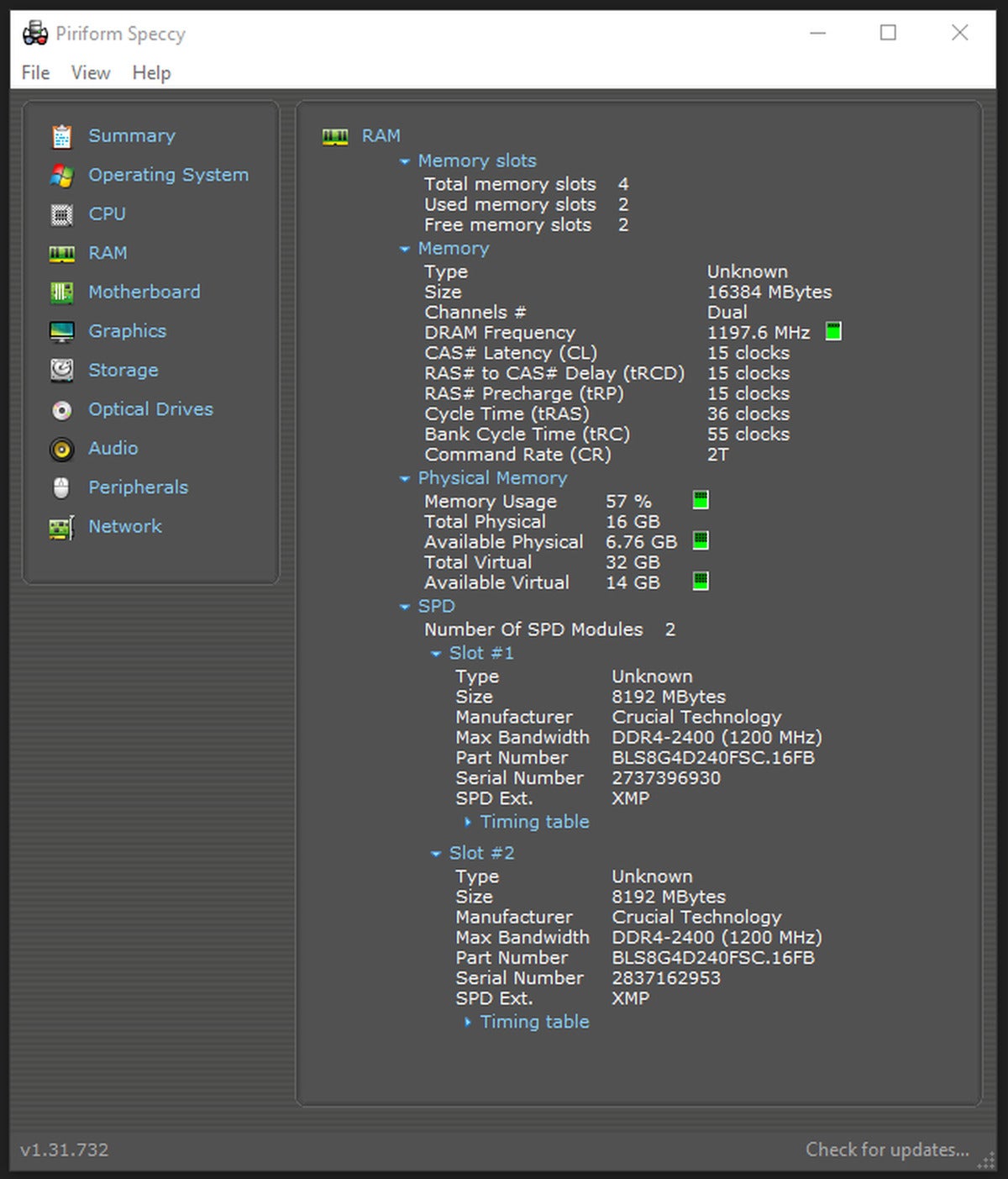 How to tell kind of RAM you have