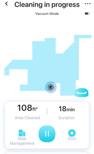 yeedi app cleaning