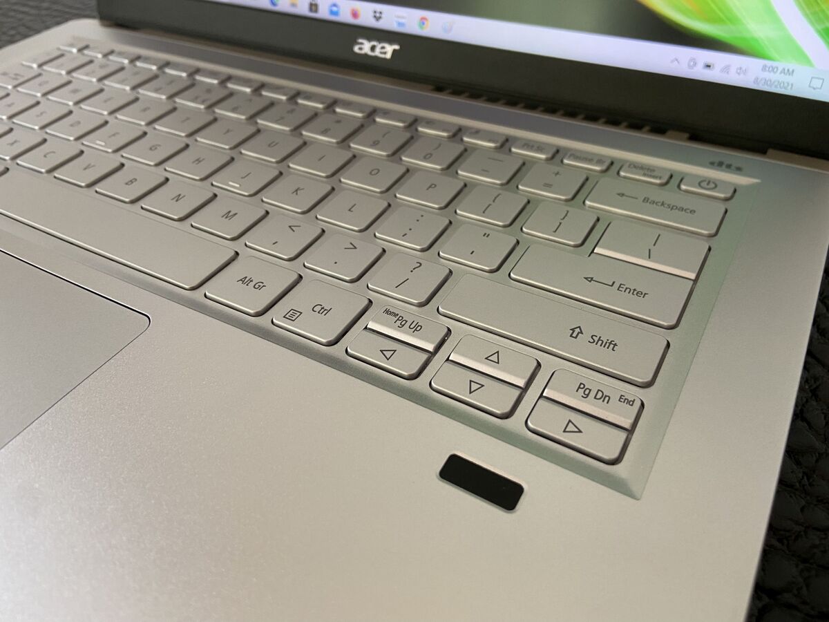 acer swift x arrow keys
