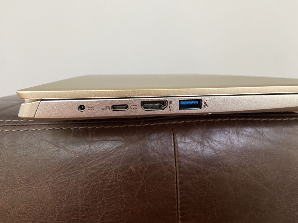 Acer Swift X Right Ports