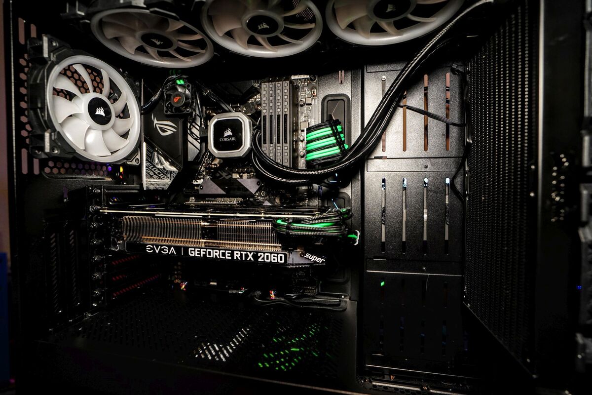  insidan av en DIY gaming PC