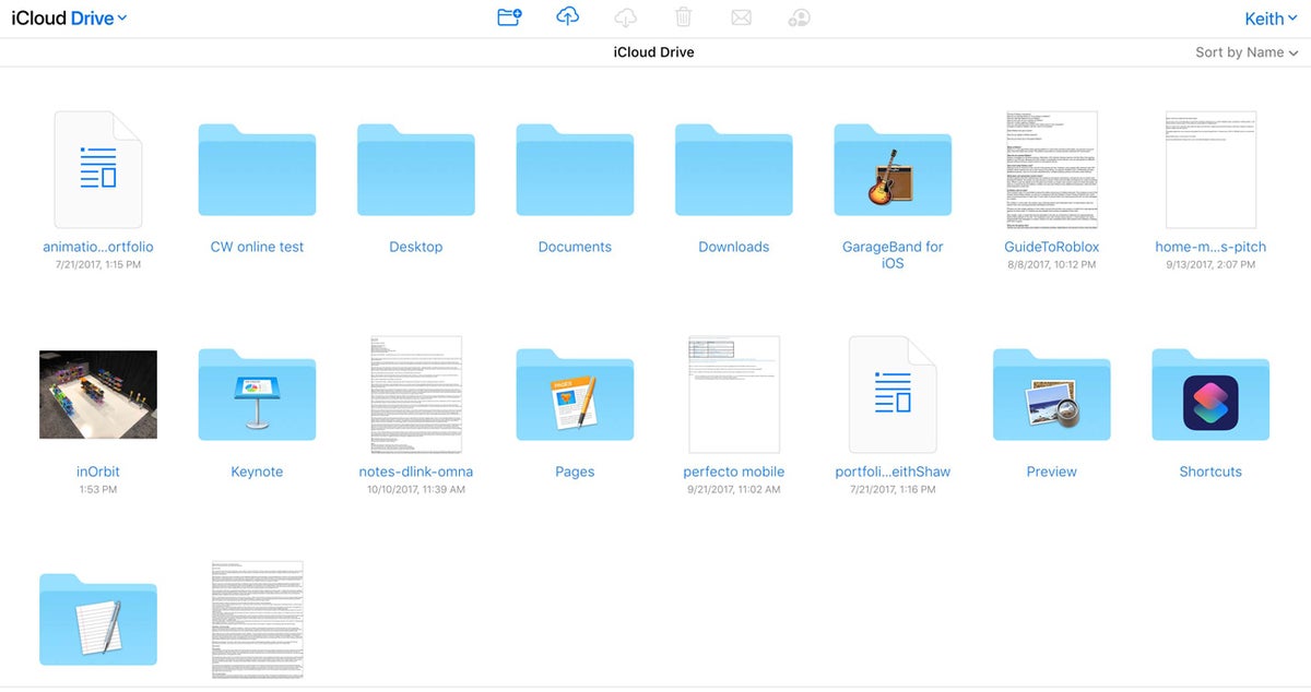 file sharing apps icloud drive