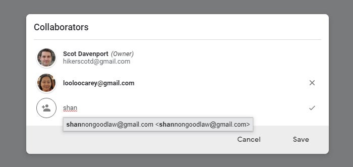 google keep 05 invite collaborators