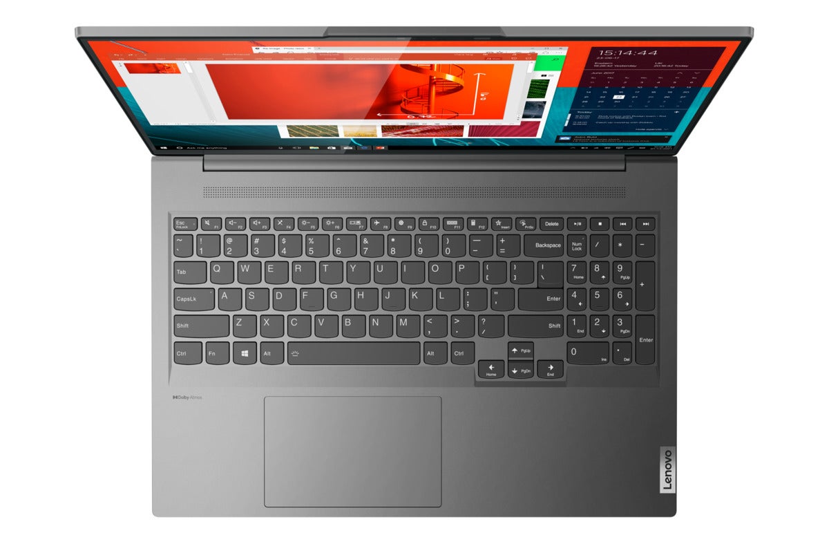 ideapad  slim 7 pro storm grey hero keyboard