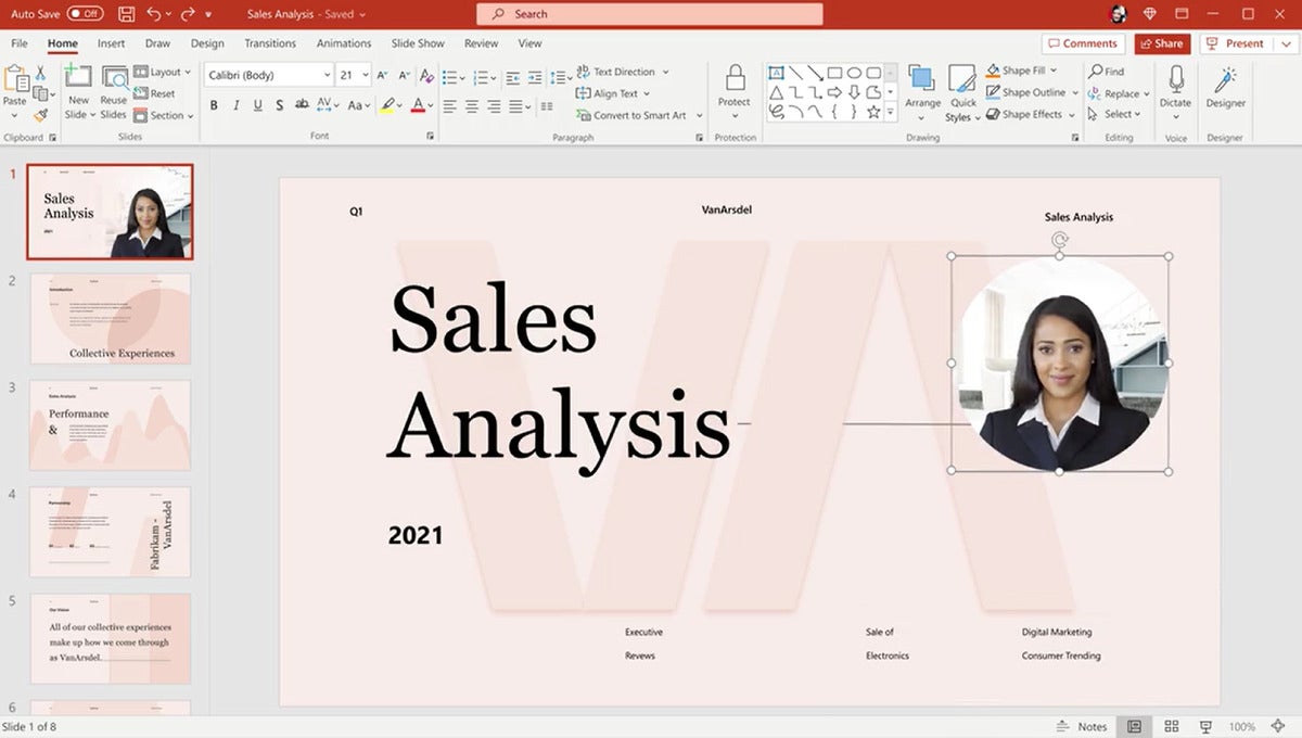 powerpoint cameo microsoft