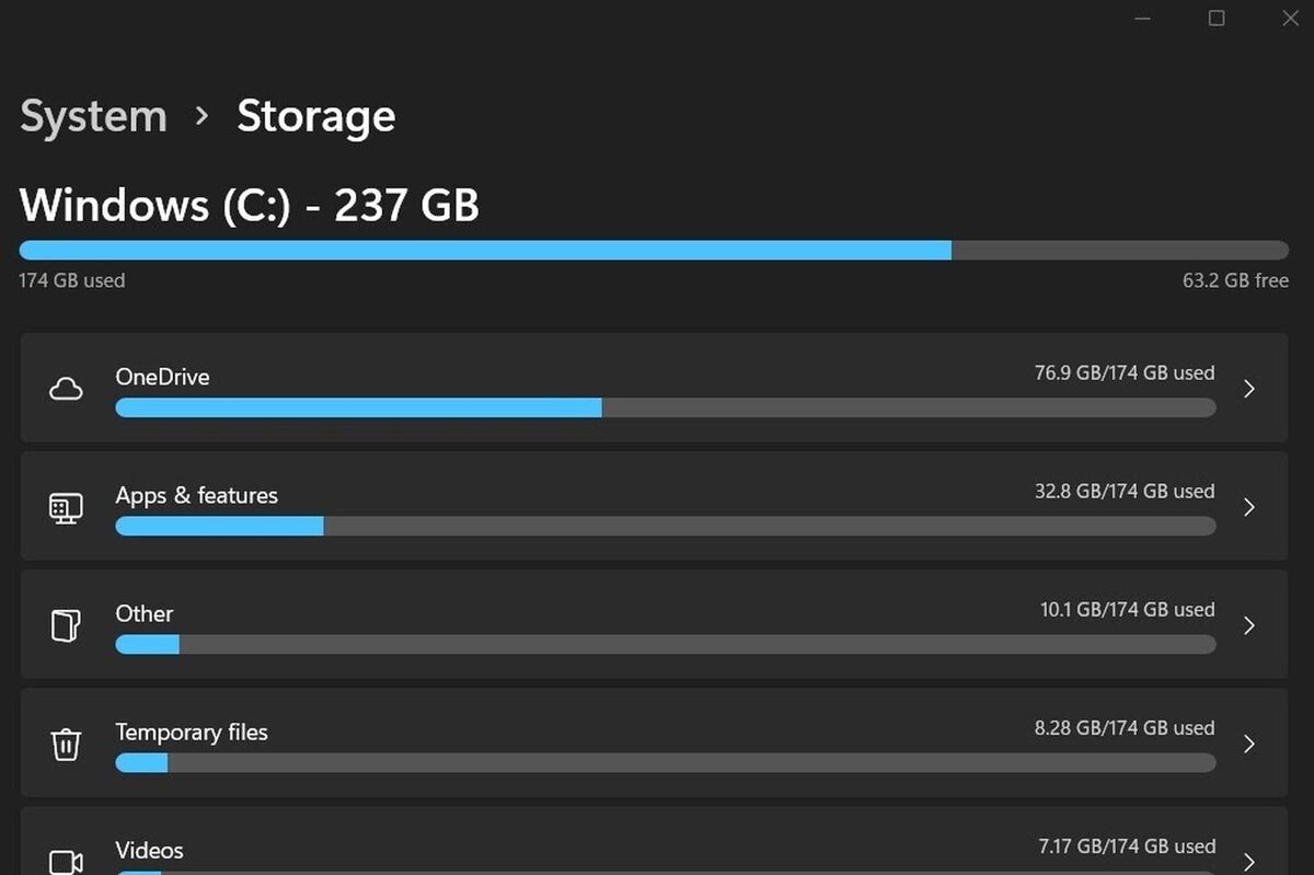 system storage