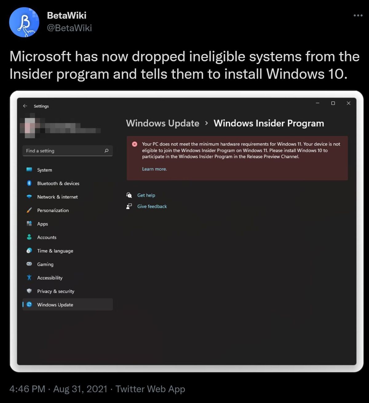 windows 11 testing boot
