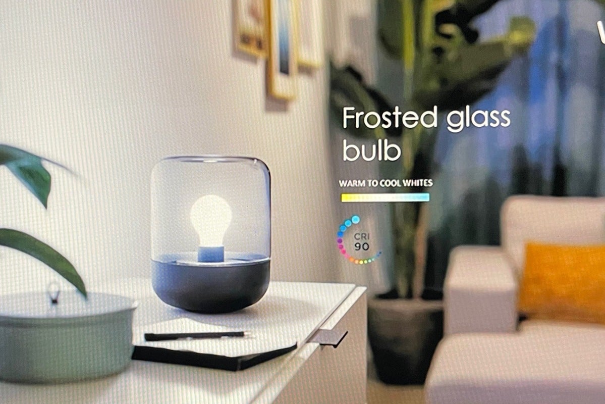 wiz connected frosted glass bulb