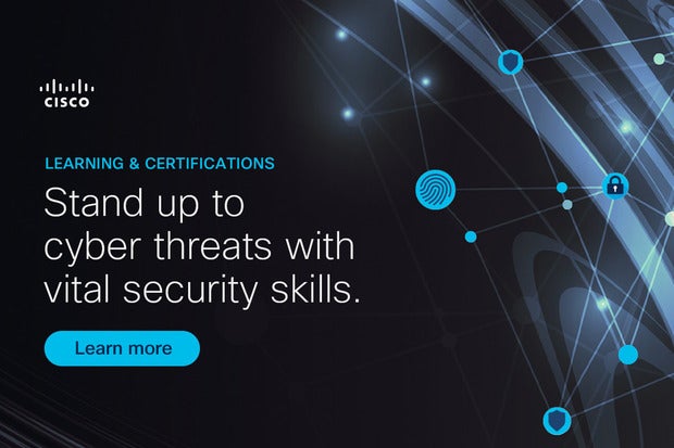 Image: Sponsored by Cisco Systems: Be job-ready for key security roles with Cisco training and certifications