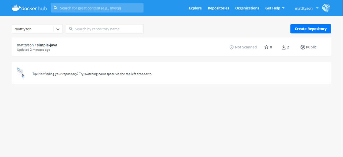 docker hub image