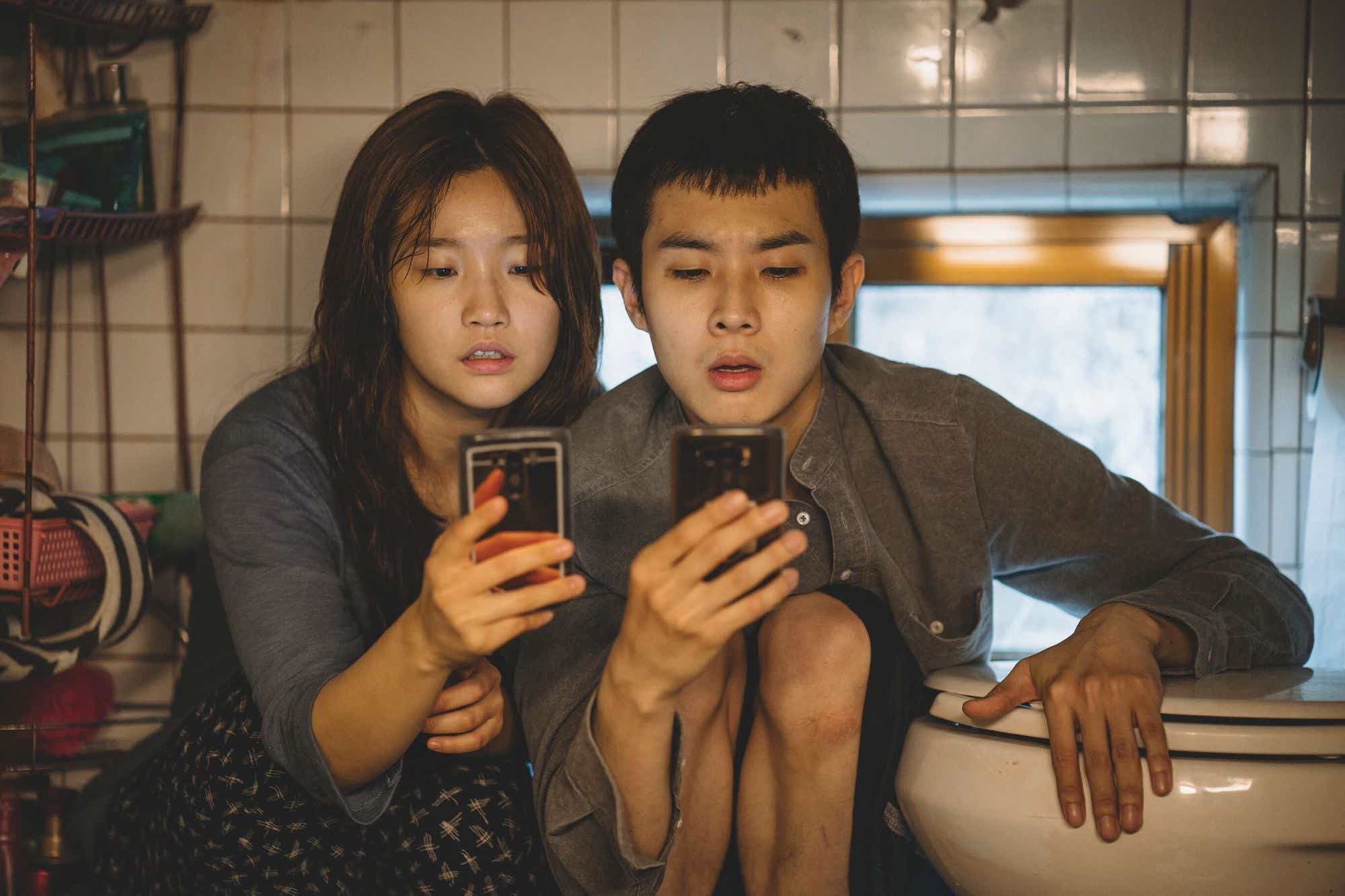 A scene from the film 'Parasite'