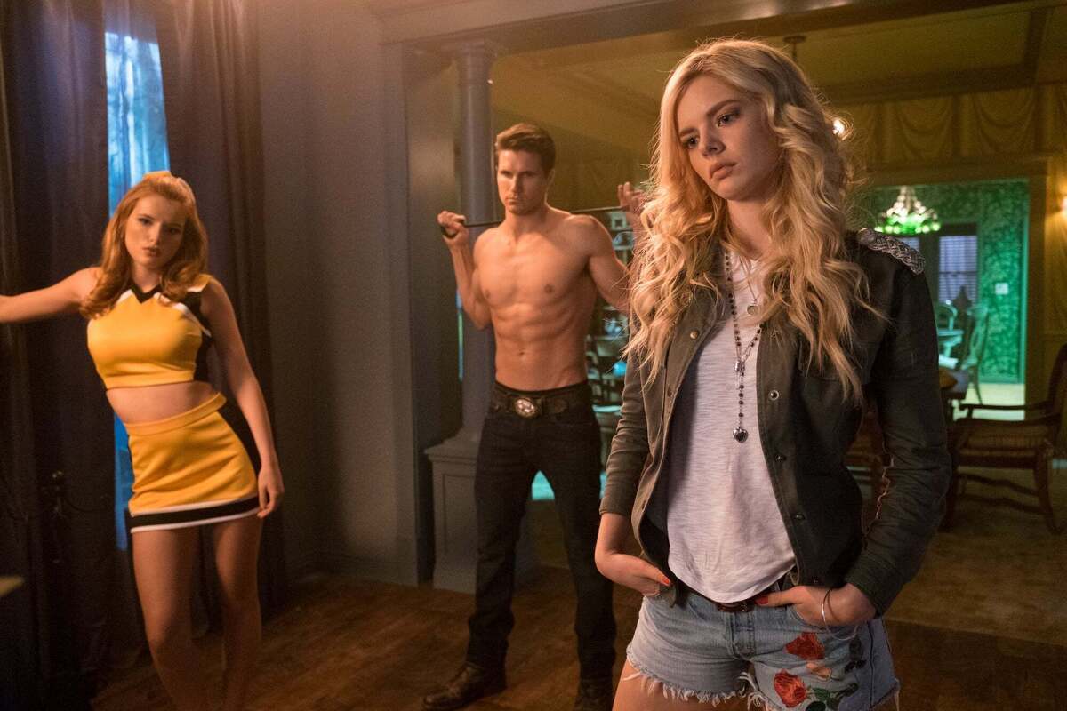 A scene from the horror film ‘The Babysitter’