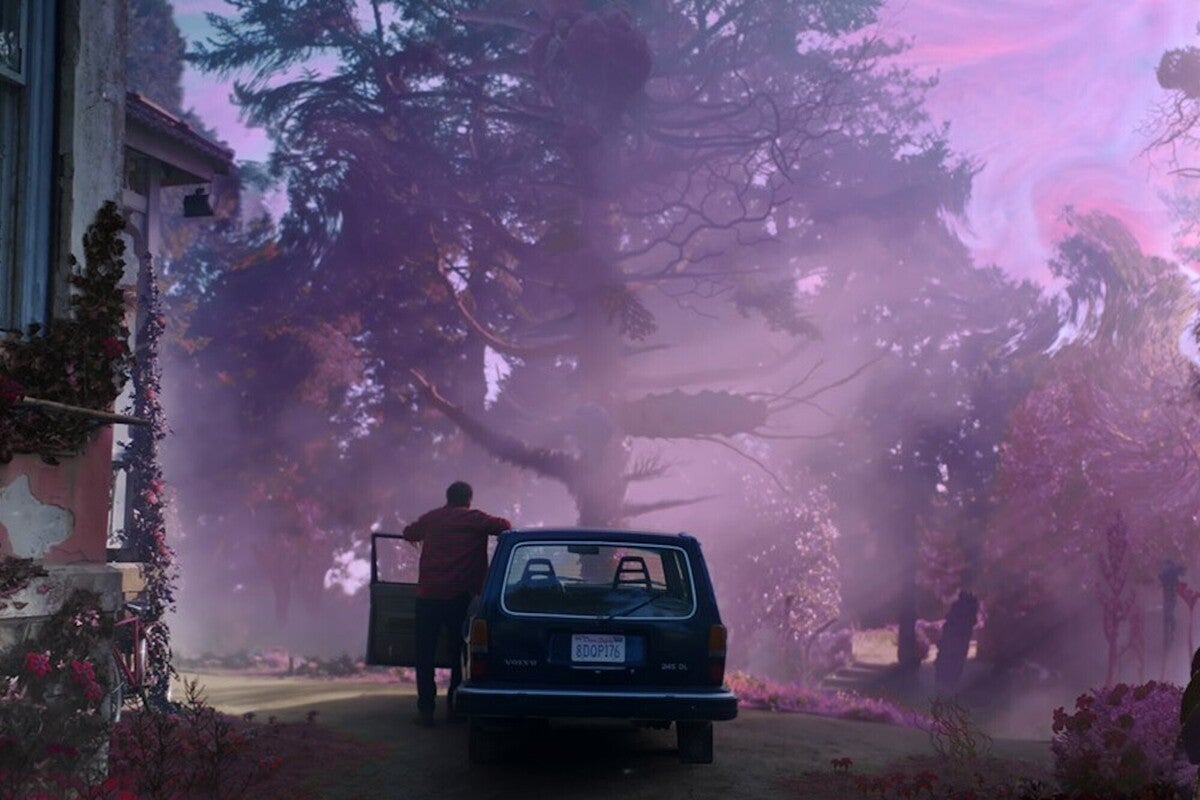 A scene from the horror film ‘The Color Out of Space’