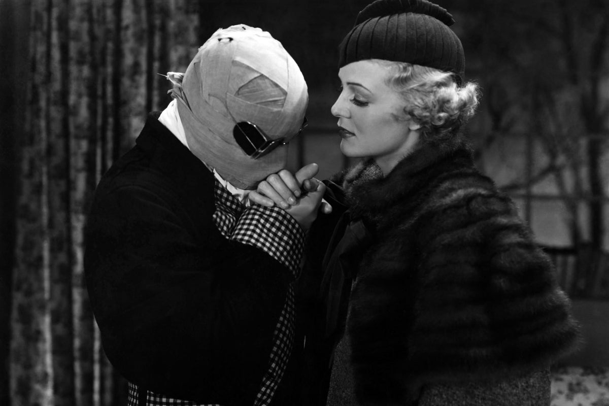 A scene from the horror film ‘The Invisible Man’ (1933)