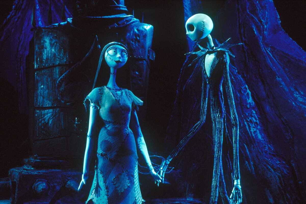 A scene from the horror film ‘The Nightmare Before Christmas’