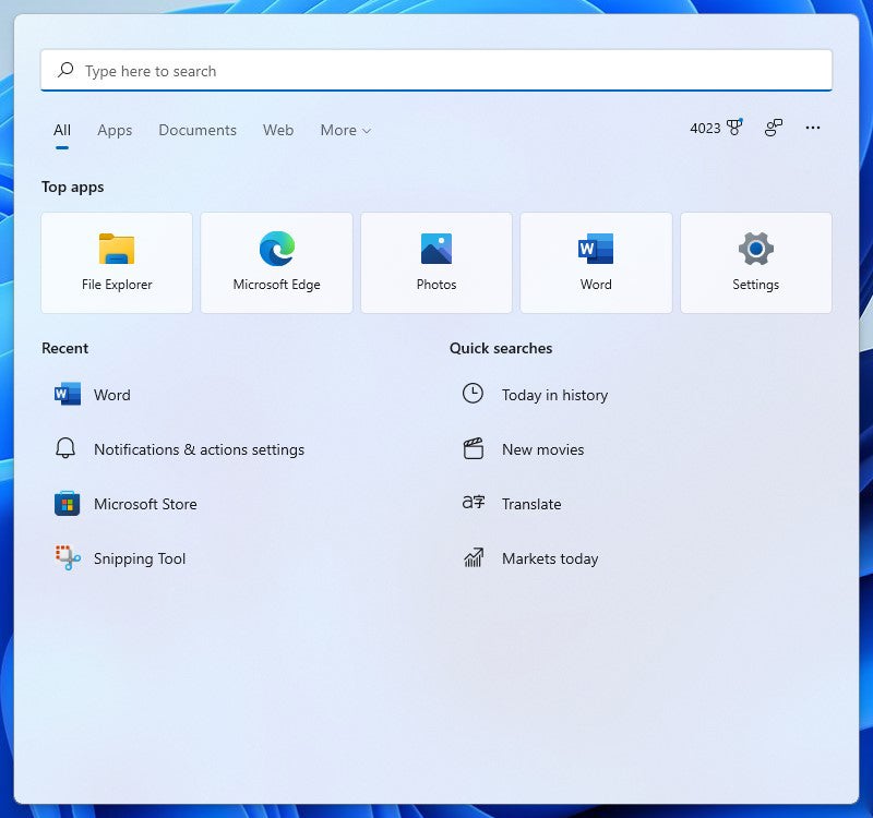 windows 11 review 02 search