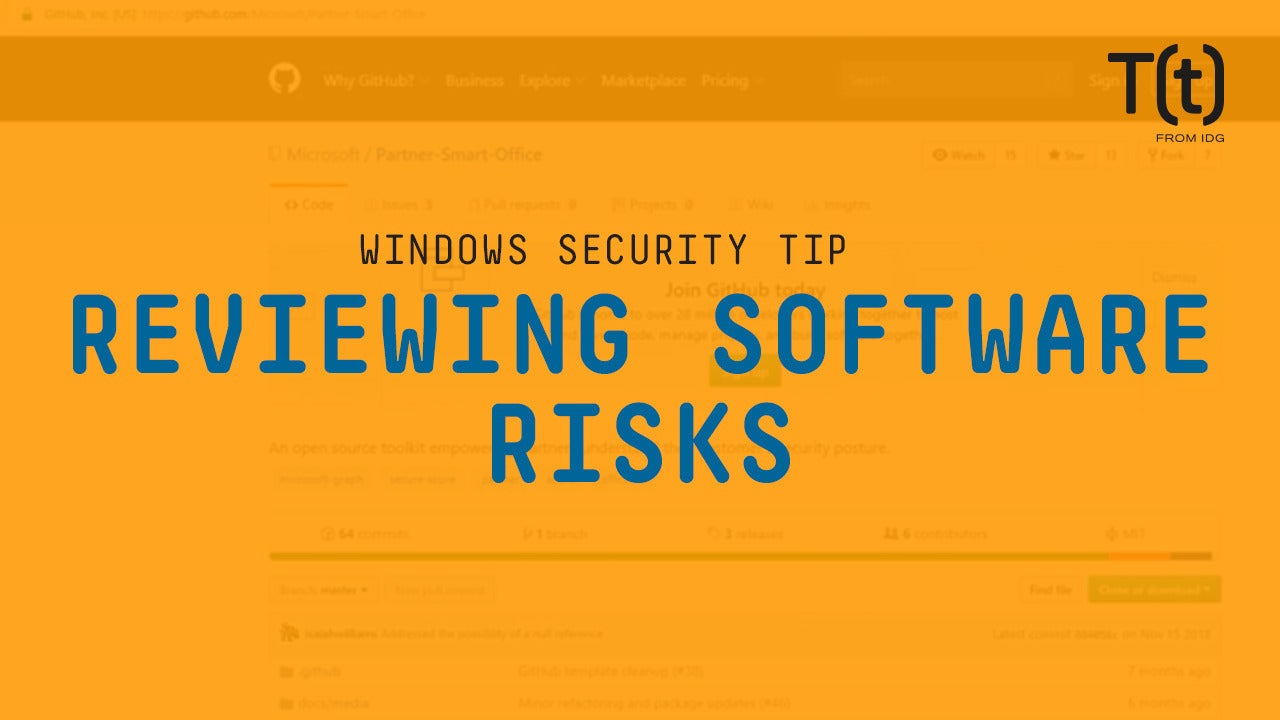 Image: Reviewing software risks on your Windows network