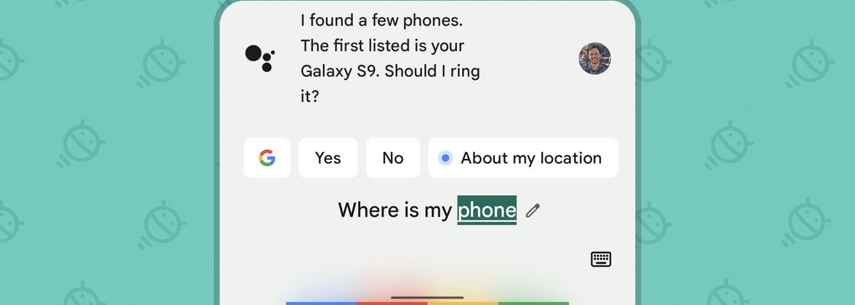 Google Assistant Android: Find
