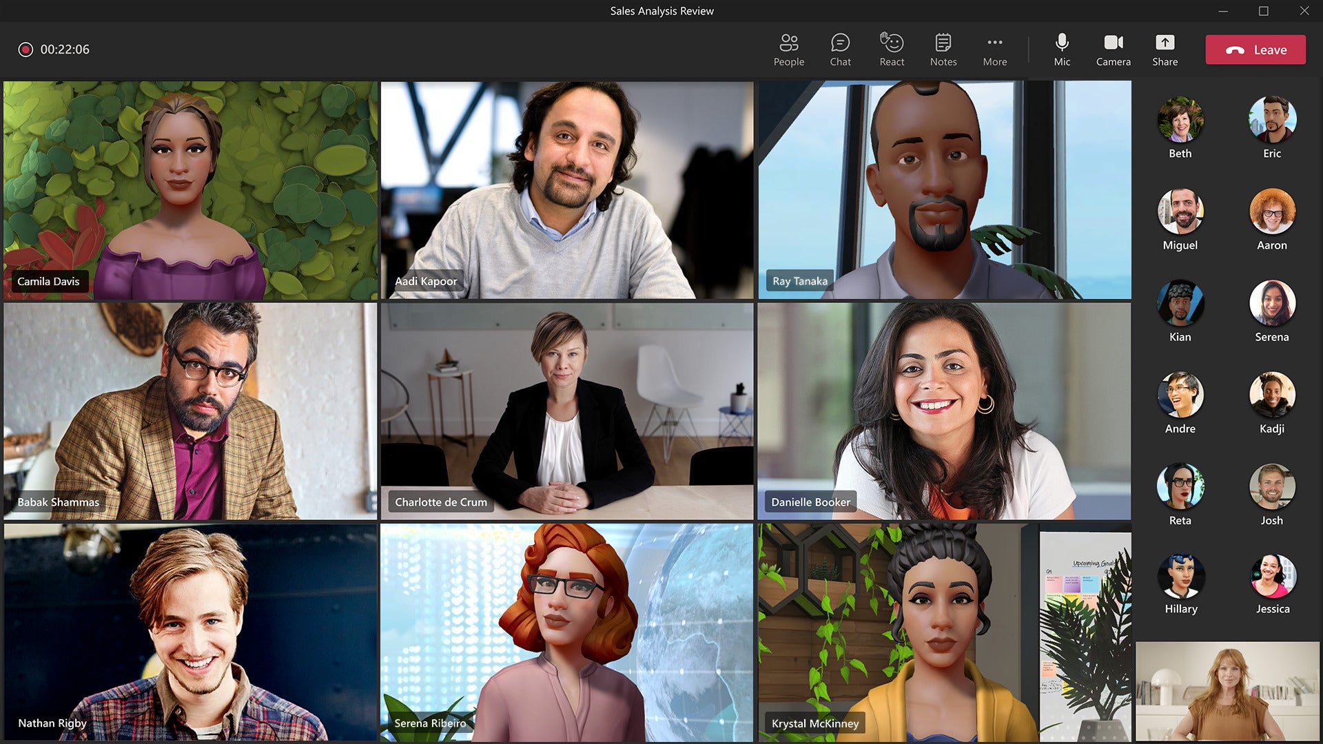 Microsoft To Bring Mesh Avatars And Virtual Environments To Teams   Mesh For Teams Grid 100909578 Orig 