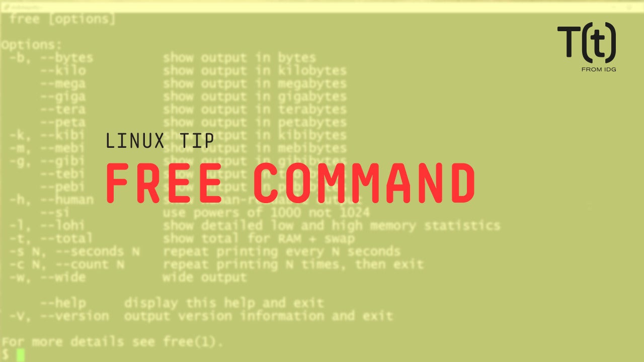 Overflødig Limited ansøge How to use the free command: 2-Minute Linux Tips | Network World