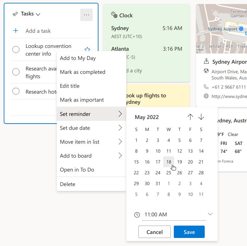 organize tasks in outlook