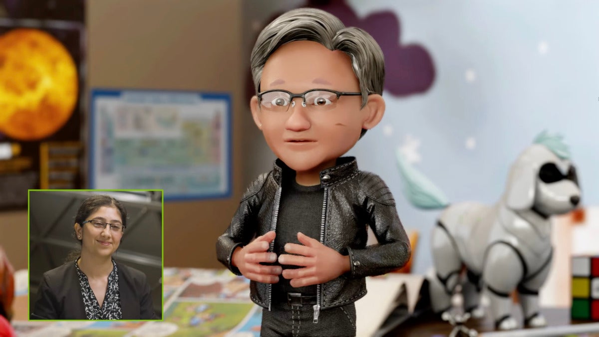 Nvidia CEO Jensen Huang avatar